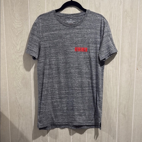 American Eagle Outfitters Gray Short Sleeve Tee, Core Flex - Picture 1 of 6